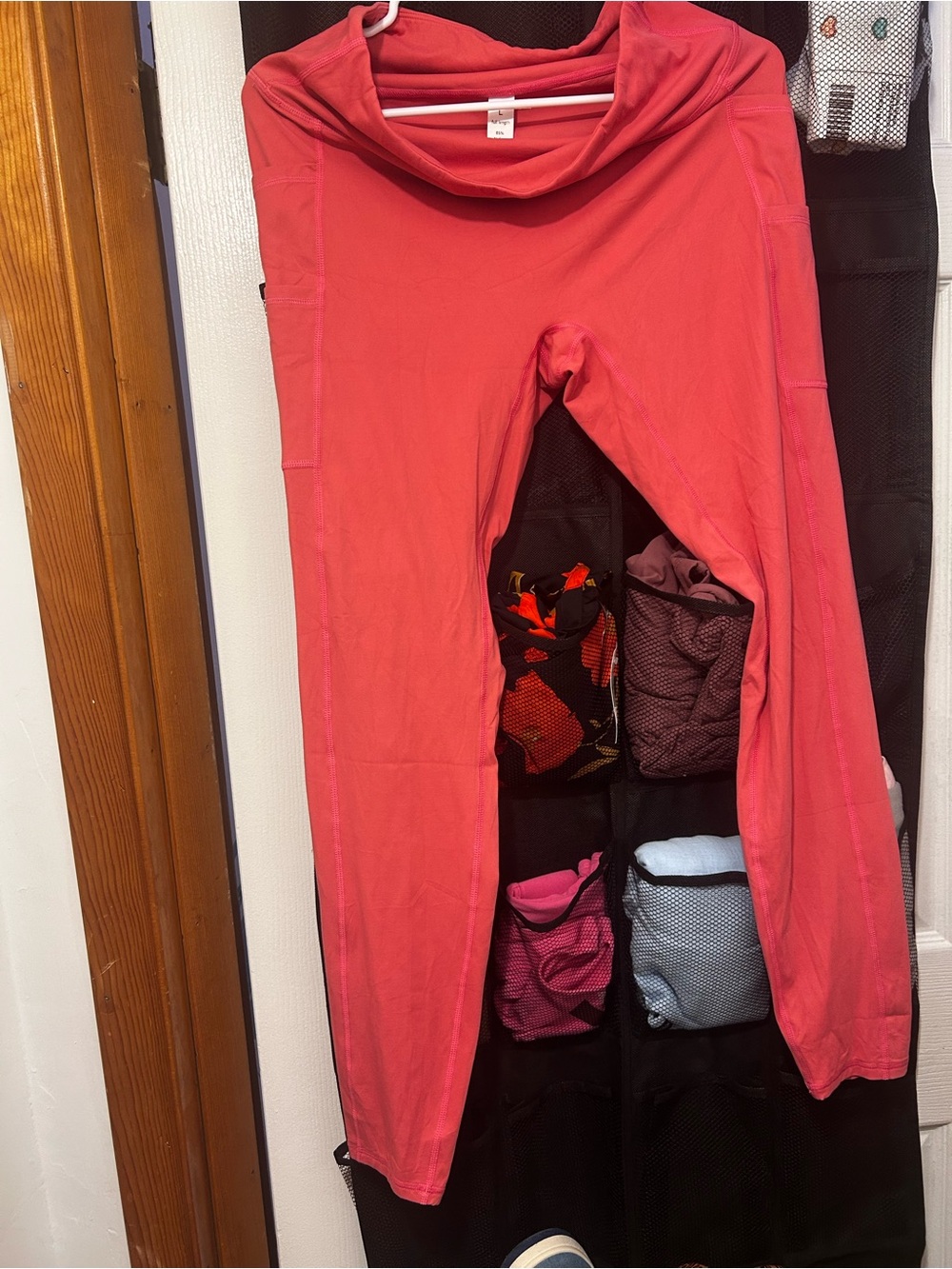 HALARA Coral Pink High-Waist Leggings